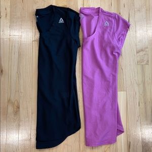 Reebok Two Pairs of Workout Shirts - Size Small